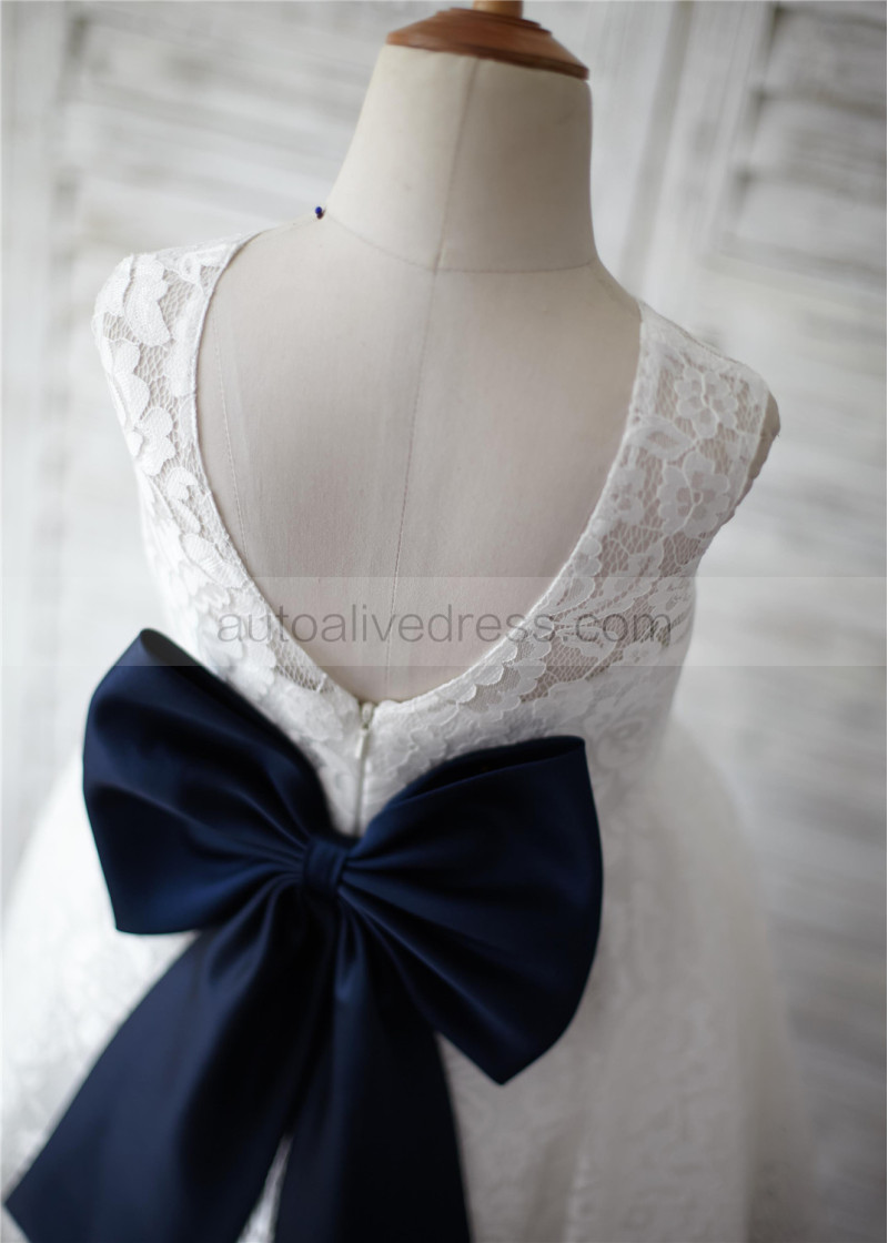 flower girl dresses with big bow in back