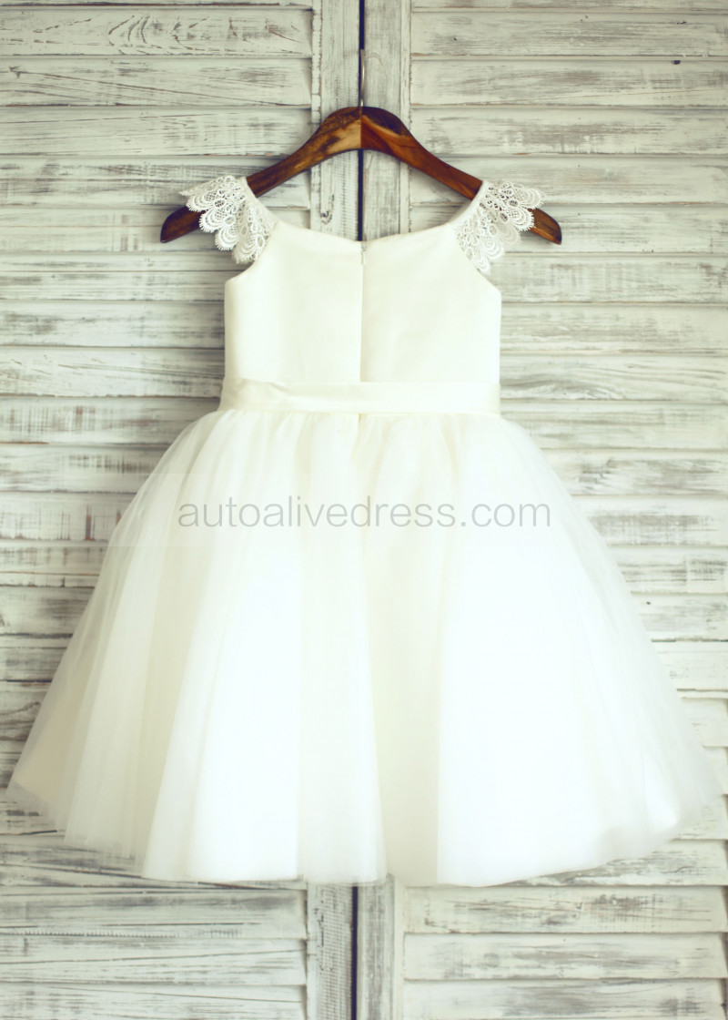 flower girl lace and tulle dress