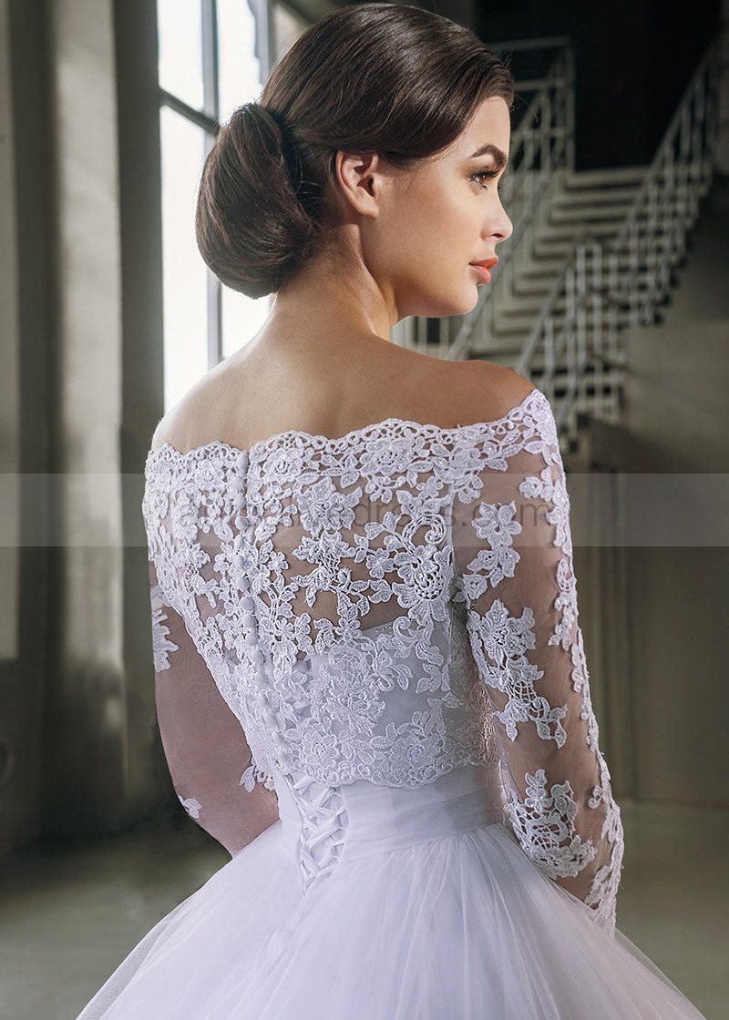 Ball Gown Sweetheart Neck Sleeveless Strapless Corset Back White