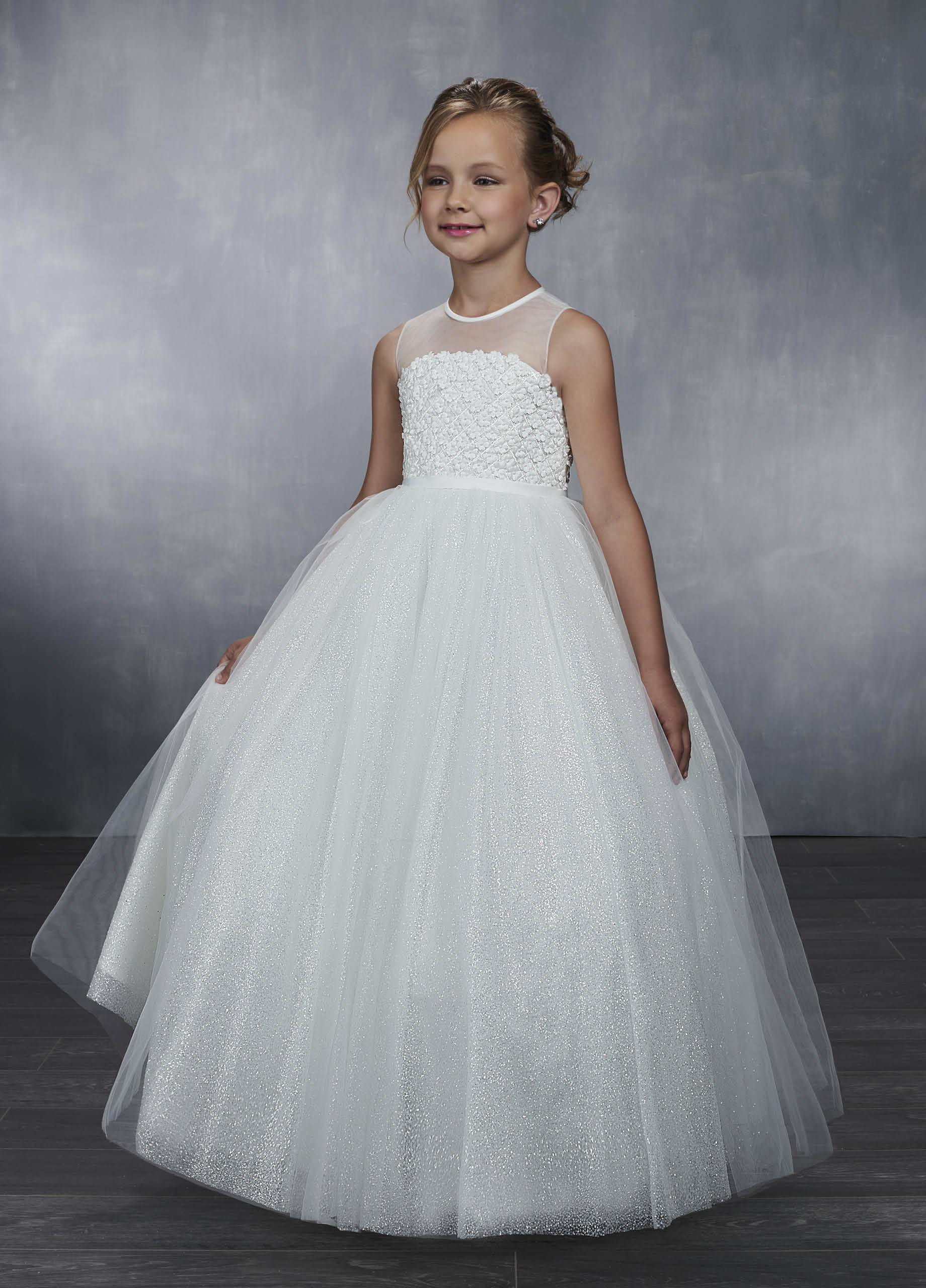 sparkle tulle flower girl dresses