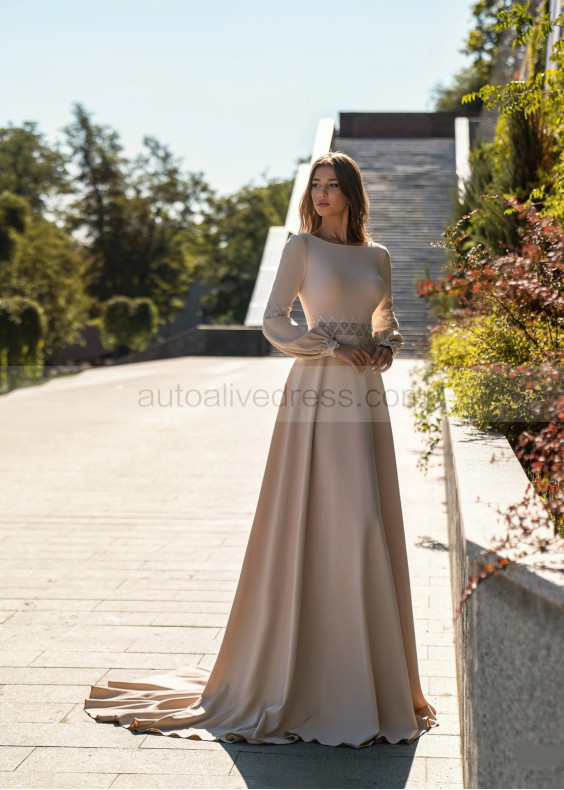 Hollow Out Waist Lace Satin Special Occasion Evening Dress Hollow Out Waist Lace Satin Special Occasion Evening Dress