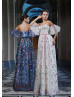 Off Shoulder Flower Bloom Fairytale Evening Dress Off Shoulder Flower Bloom Fairytale Evening Dress
