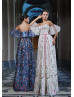 Off Shoulder Flower Bloom Fairytale Evening Dress Off Shoulder Flower Bloom Fairytale Evening Dress