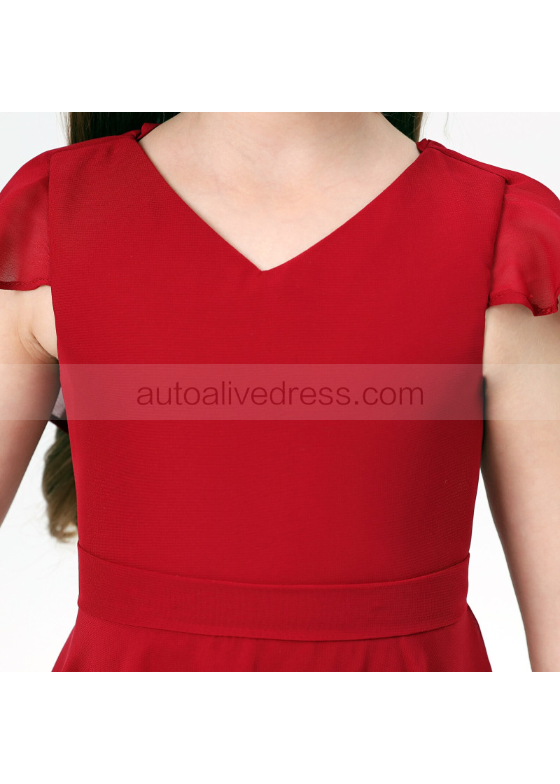 fitted lace wedding dress Red Junior Bridesmaid Dresses,Long Junior Bridesmaid Dress,JB00015, J4 / Royal Blue