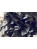 Gray Taffeta Ruffle Skirt Knee Length Flower Girl Dress