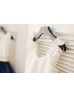 Ivory Satin Navy Blue Tulle Ruffle Straps Flower Girl Dress