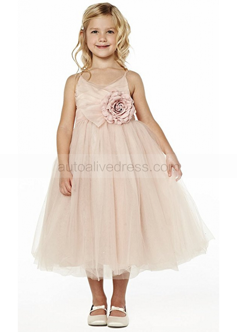 strapless open back dress Short Tea Length Wedding Dress with Rainbow Skirt main image 1