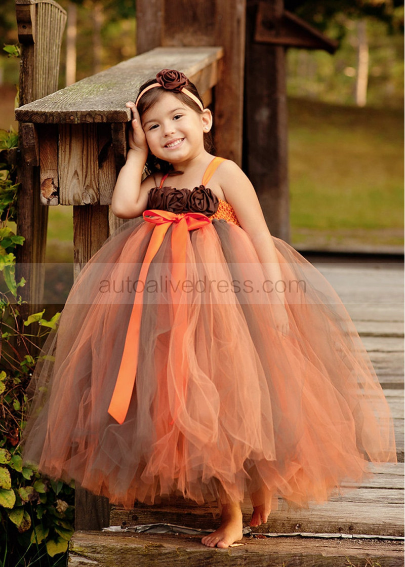 slim fit dress slacks Pumpkin Blush Long Sleeve Tutu Dress – Sweet Pea Children main image 0