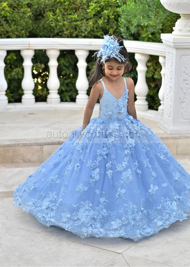 blue sparkling dress Glitter Sequins Royal Blue Wedding Dress Ball Gown GIrls Quinceaera Go –  Siaoryne