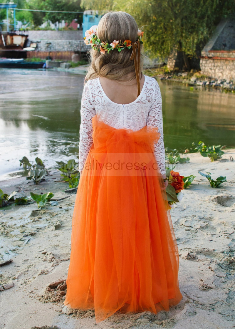 open lace back dress CAMO flower girl dress with leaves or flowers  Weddings in Camo