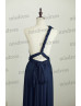 Navy Blue Jersey Multiway Bridesmaid Dress