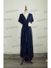 Navy Blue Jersey Convertible Long Bridesmaid Dress Navy Blue Jersey Convertible Long Bridesmaid Dress