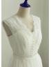 Vintage Inspired Modest Lace Tulle Wedding Dress