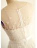 Beaded Ivory Lace Tulle Romantic Wedding Dress