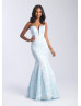 Strapless Lace Open Back Long Prom Dress Strapless Lace Open Back Long Prom Dress