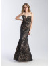 Strapless Lace Open Back Long Prom Dress Strapless Lace Open Back Long Prom Dress