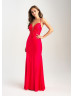 Beaded Lace Jersey Corset Back Long Prom Dress