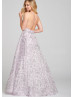 Sequin Open Back Sparkle Prom Dress