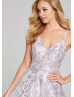 Sequin Open Back Sparkle Prom Dress