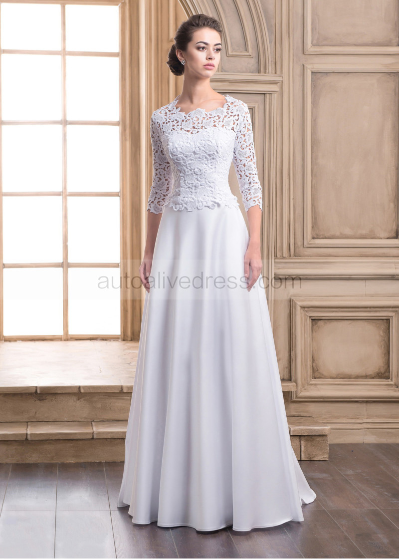 vintage lace sheath wedding dress Claire Pettibone Laurel Wedding Gown main image 1