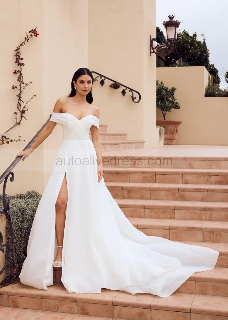 sheer off the shoulder dresses Off Shoulder Tulle Skirt Sheer Bodice Open Back Long Prom Dress