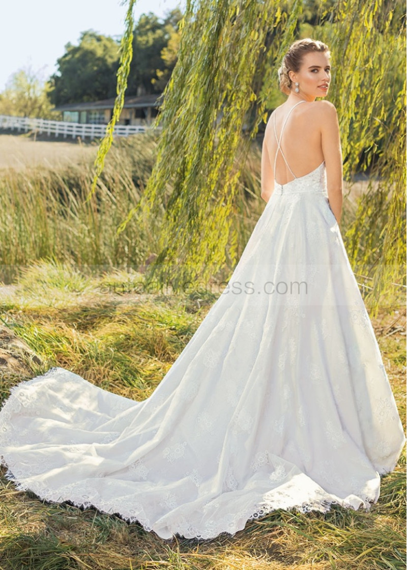 chinese dress ladies Corset Criss Cross Open Back Embroidered Lace Wedding Dress